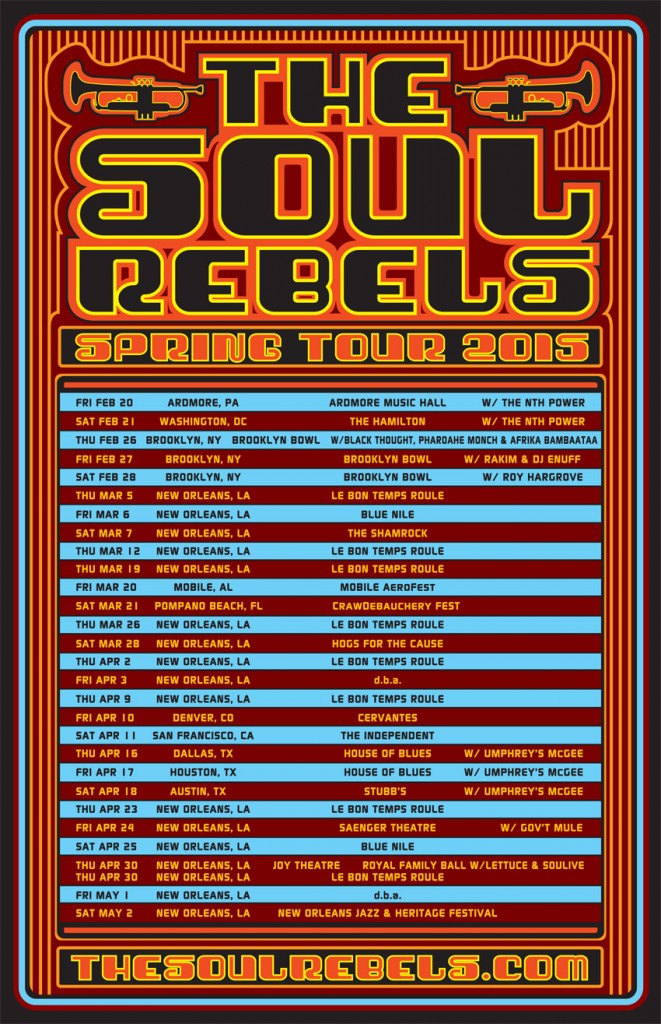 Soul Rebels Spring 15 New Poster